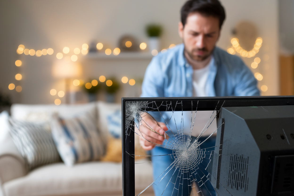 Papa J'ai Cassé La Télé : Que Faire Ensuite ? Diagnostiquer les dégâts de la télévision endommagée